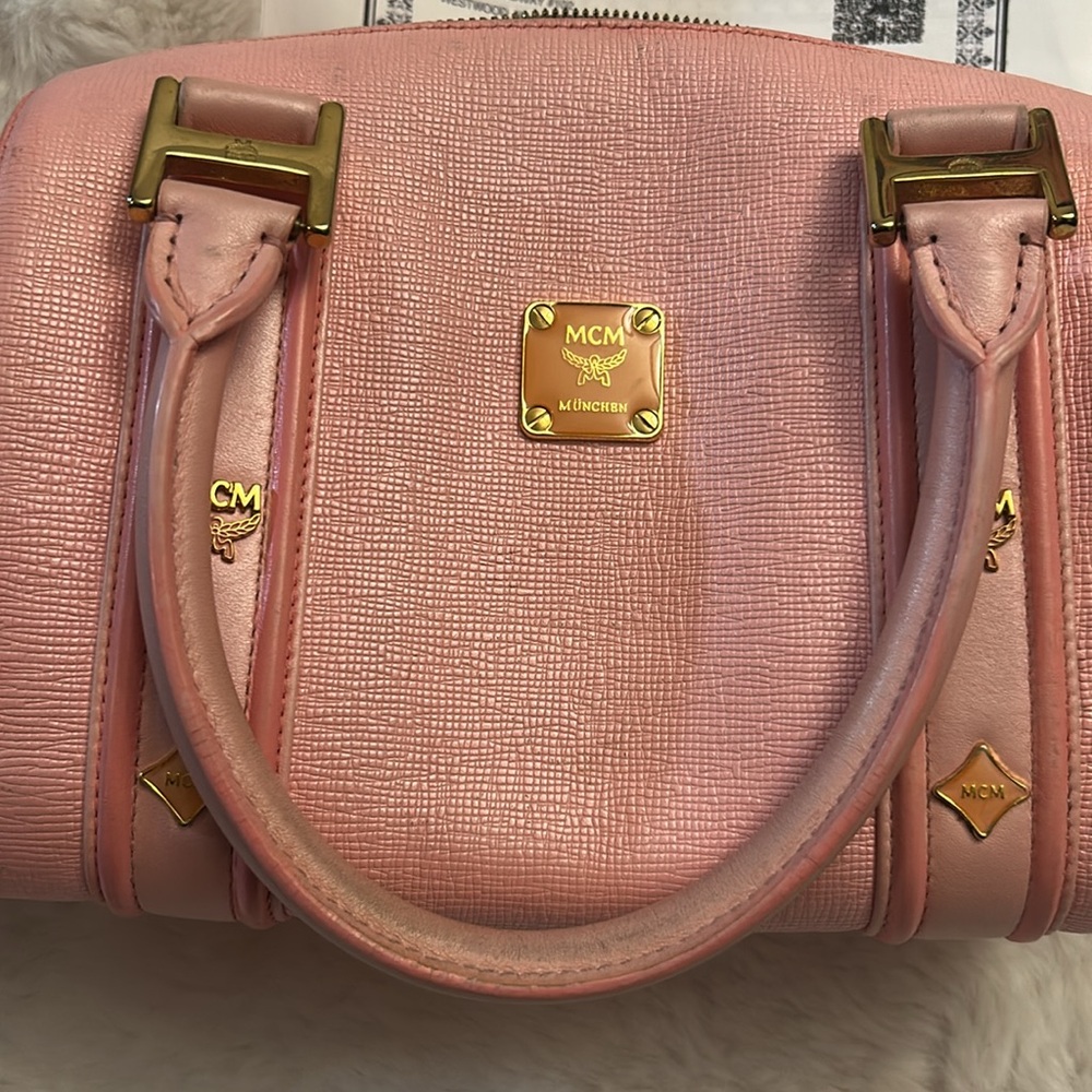 MCM Pink cute RARE Handbag with COA - Picture 17 of 17